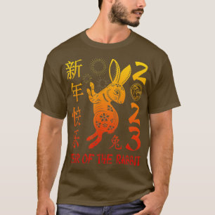 Camiseta Año Del Conejo 2023 Camisas Año Nuevo Chino 20