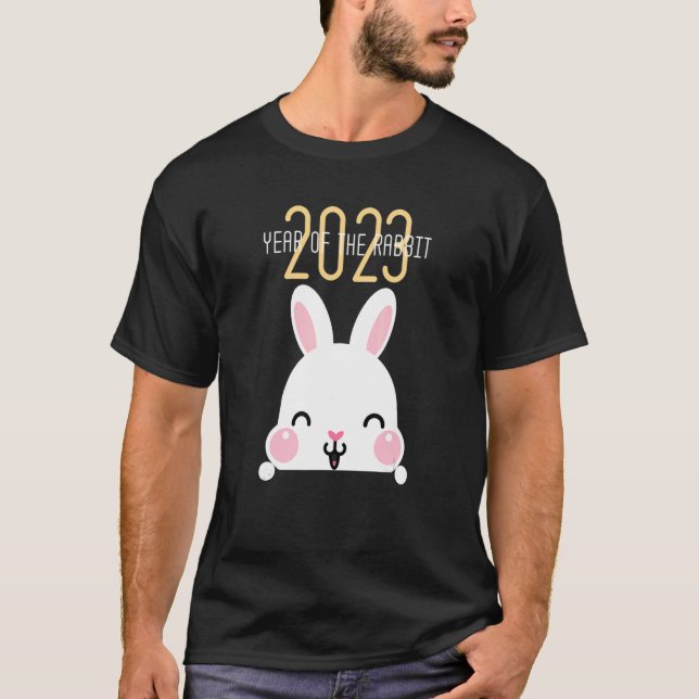 Camiseta Año Del Conejo 2023 Nuevo Y Zodiaco Chino (Anverso)