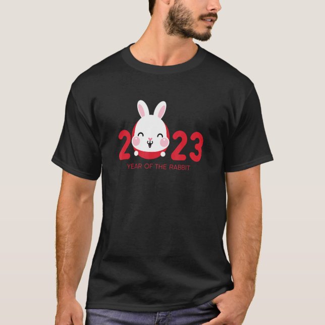 Camiseta Año Del Conejo 2023 Nuevo Y Zodiaco Chino (Anverso)