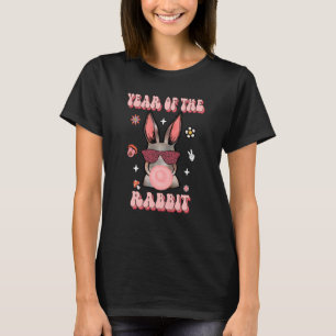 Camiseta Año Del Conejo Con Conejo De Gafas De Sol