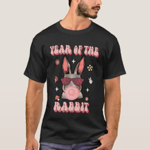 Camiseta Año Del Conejo Con Gafas De Sol Bunny