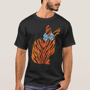 Camiseta Año Del Conejo De Pascua De Tigres 2022 Animal Cut