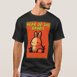 Camiseta Año Del Conejo Feliz Año Nuevo Chino Del Año Nuevo