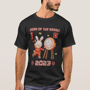 Camiseta Año Del Conejo Feliz Año Nuevo Lunar Chino 20