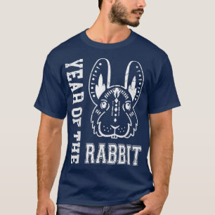 Camiseta Año del Conejo Feliz Año Nuevo Lunar Zodiaco Chino