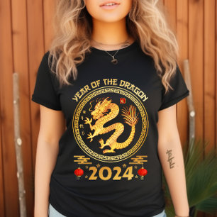 Camiseta Año Del Dragón 2024 - Año Nuevo Chino 2024