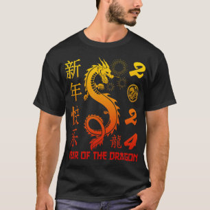 Camiseta Año Del Dragón 2024 Año Nuevo Chino Zodiaco 20