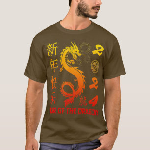 Camiseta Año Del Dragón 2024 Año Nuevo Chino Zodiaco 20