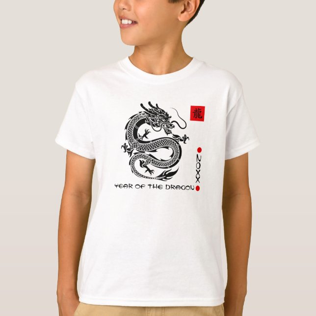 Camiseta Año del dragón chino (Anverso)