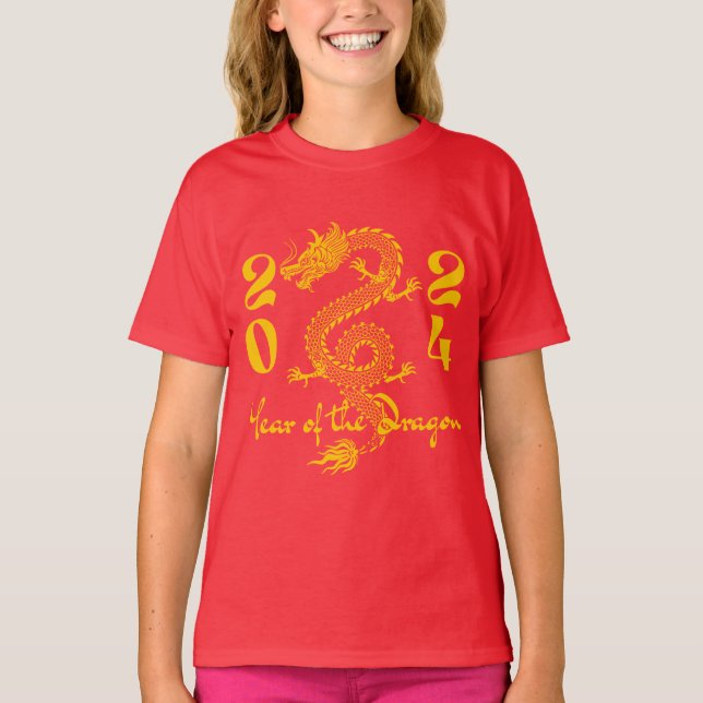 Camiseta Año del Dragón de Oro (Anverso)