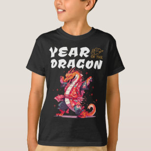 Camiseta Año del Dragón Dragones Divertidos Zodiaco Chino S