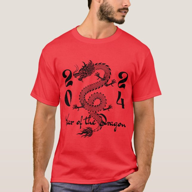 Camiseta Año del Dragón Negro (Anverso)