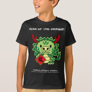 Camiseta Año del Dragón Zodiaco Chino Año Nuevo Lunar 