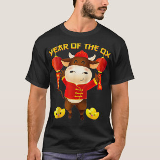 Camiseta Año del Feliz Año Nuevo Chino Feliz 2021 de OX