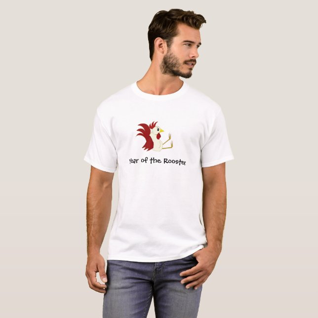 Camiseta Año del Gallo (Anverso completo)