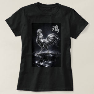 Camiseta Año del Gallo del Zodiaco Chino Fu 0046427
