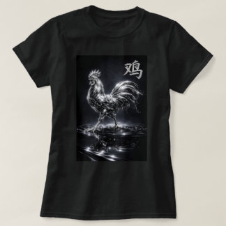 Camiseta Año del Gallo del Zodiaco Chino Fu 0046427