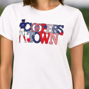 Camiseta Año del jugador de béisbol Cooperstown Patriotic L