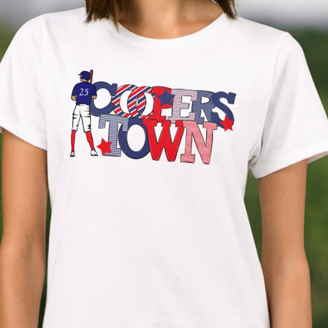 Camiseta Año del jugador de béisbol Cooperstown Patriotic L (Subido por el creador)