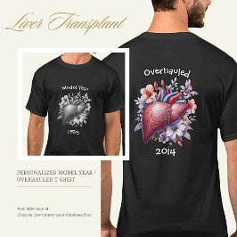 Camiseta Año del Modelo/Trasplante de Hígado Recon