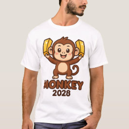 Camiseta Año del Mono 2028