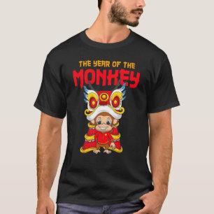 Camiseta Año Del Mono 2028 Año Nuevo Chino Zodiac Ki