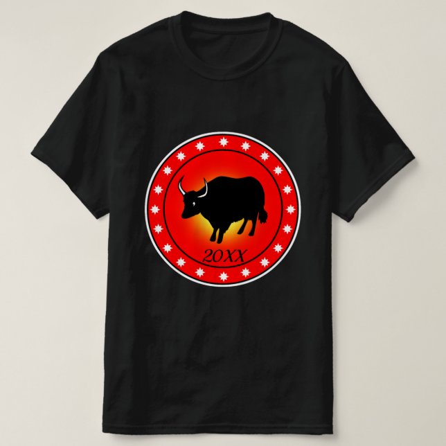 Camiseta Año del Ox (Diseño del anverso)