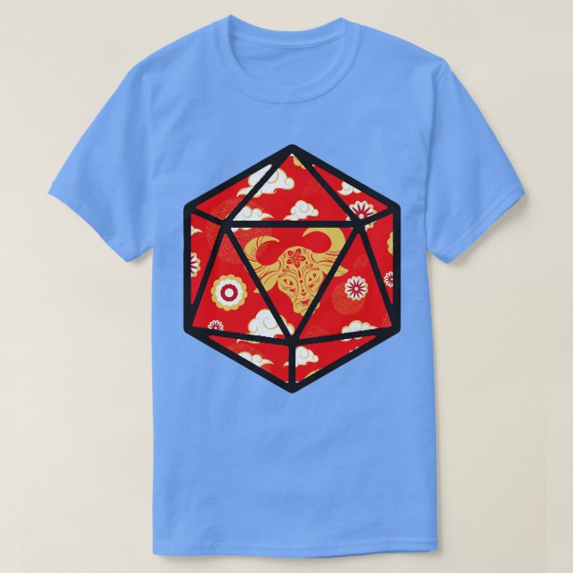 Camiseta Año del Ox D20 (Diseño del anverso)