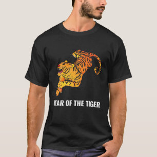 Camiseta Año Del Rótulo Zodiaco Chino Tigre