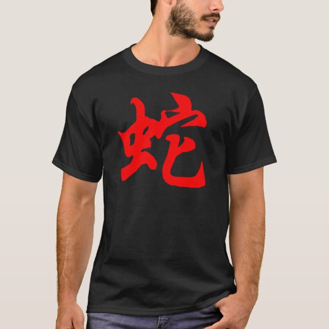 Camiseta Año del Símbolo de la Serpiente (Anverso)