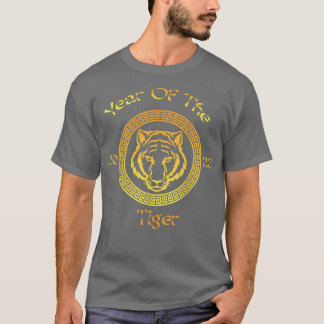 Camiseta Año del tigre 2022, novedad circular asiática chin