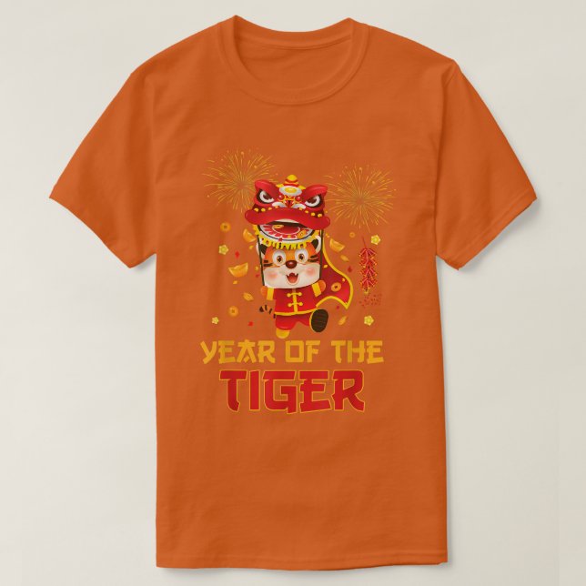 Camiseta Año Del Tigre, Año Nuevo Chino, 2022 Niños, Toddl (Diseño del anverso)