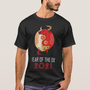 Camiseta Año Del Zodiac Ying Yang Chino Del Ox 2021
