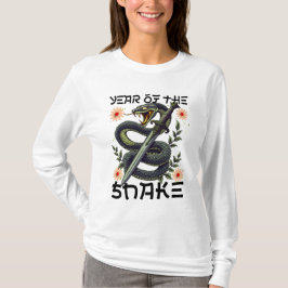 Camiseta Año del Zodiaco del Serpiente Año Nuevo Chino