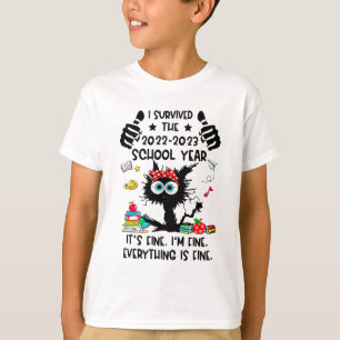 Camiseta Año Escolar 2022-2023 Sobrevivido Feliz El Último 