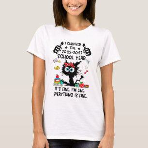 Camiseta Año Escolar 2022-2023 Sobrevivido Feliz El Último