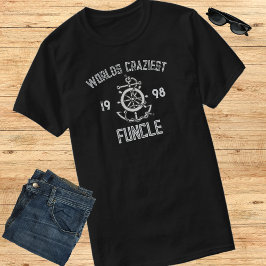 Camiseta Año Este del Funcle Más Craz Del Mundo Náutico