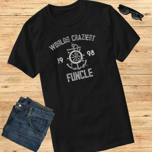 Camiseta Año Este del Funcle Más Craz Del Mundo Náutico