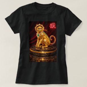 Camiseta Año Fu Chino del Zodiaco del Mono 0046501