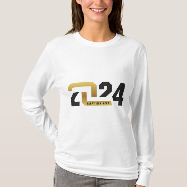 Camiseta Año nuevo 2024 (Anverso)