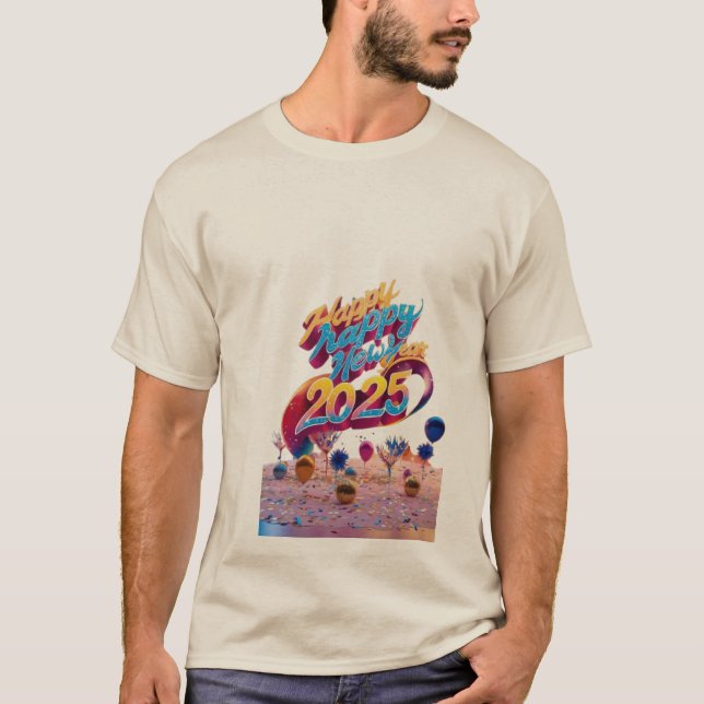 Camiseta Año Nuevo 2025 (Anverso)
