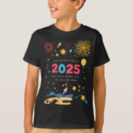 Camiseta Año Nuevo 2025 Niños