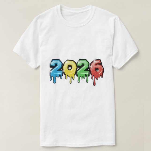 Camiseta año nuevo 2026 (Diseño del anverso)
