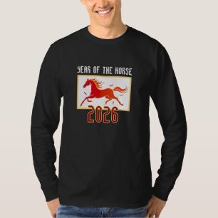 Camiseta Año Nuevo Caballo de Fuego Chino 2026