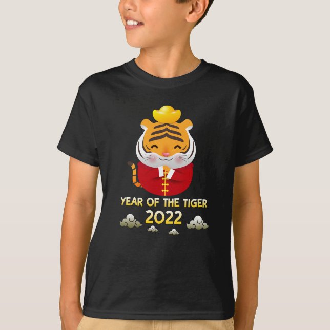 Camiseta Año Nuevo Chino 2022 Año del Tigre (Anverso)