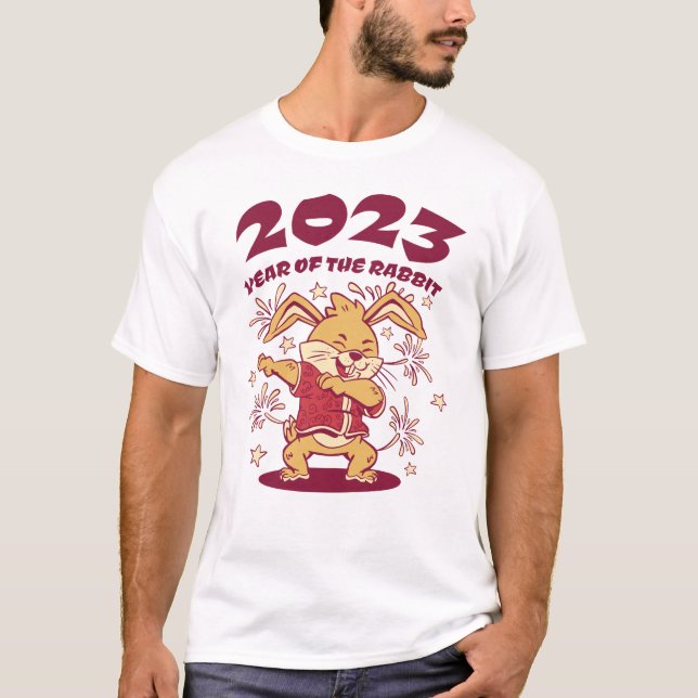 Camiseta Año Nuevo Chino 2023 - Año del Conejo (Anverso)
