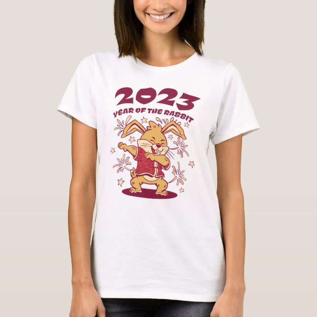 Camiseta Año Nuevo Chino 2023 - Año del Conejo (Anverso)