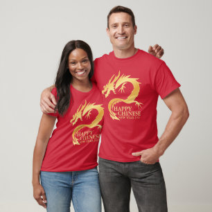 Camiseta Año Nuevo Chino 2024, Año Del Rojo Dragón