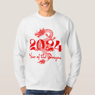 Camiseta Año Nuevo Chino 2024 del Dragón