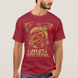 Camiseta Año Nuevo Chino 2025 Año Zodiaco de la Serpiente